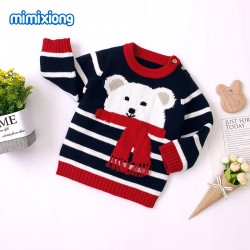 Mimixiong 100% Cotton Baby Knitted Sweater 82W395