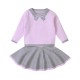 Mimixiong Children Baby Knitted 2pc Girl Dress Set 82W279