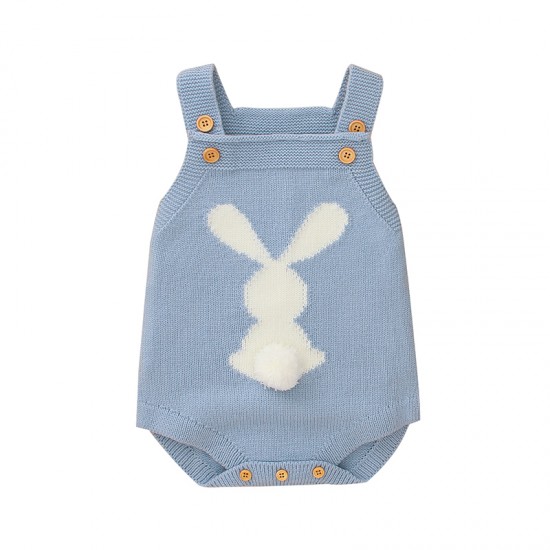 Mimixiong Baby Knitted Sleeveless Romper 82W280