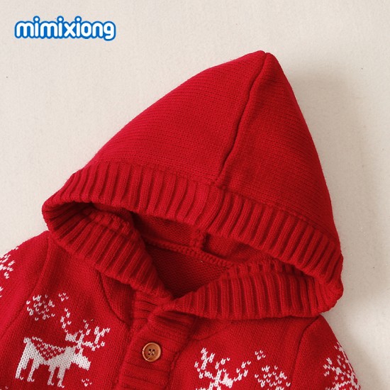 Mimixiong Baby Knitted Christmas Coats 82W308