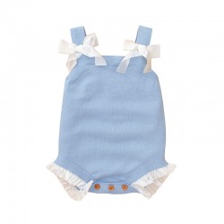 Mimixiong 100% Cotton Baby Knitted Sleeveless Rompers 82W408