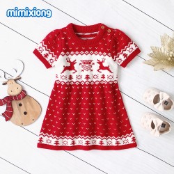 Mimixiong Baby Knitted Girl Dress 82W468