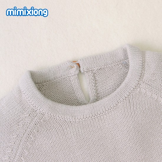 Mimixiong 100% Cotton Baby Knitted Romper 82W483