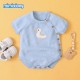 100% Cotton Baby Knitted Short Sleeve Romper 82W501