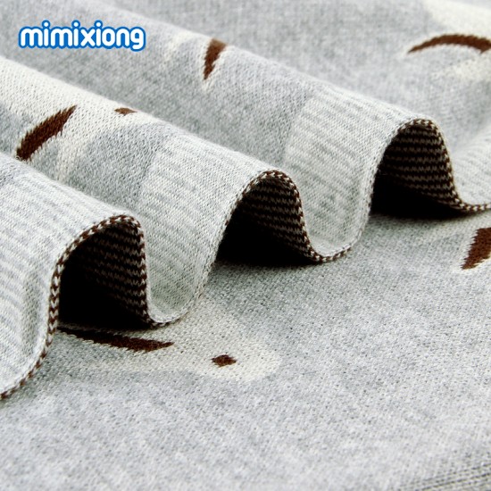 Mimixiong 100% Cotton Baby Knitted Blankets 82W519