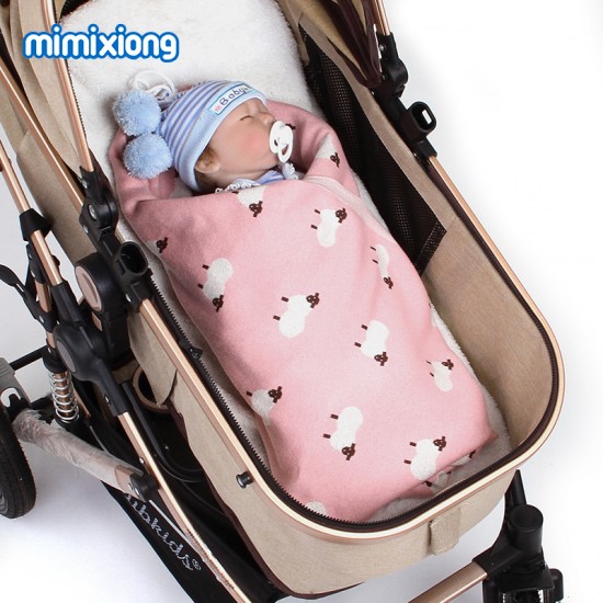 Mimixiong 100% Cotton Baby Knitted Blankets 82W520