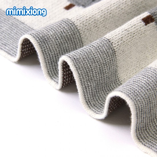 Mimixiong 100% Cotton Baby Knitted Blankets 82W520