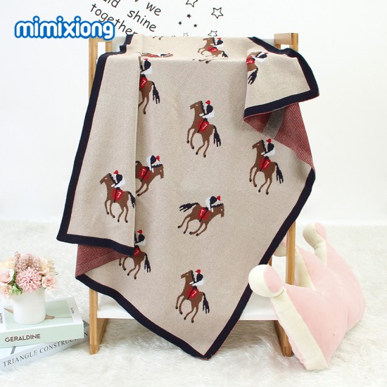 Mimixiong 100% Cotton Baby Knitted Blankets 82W592