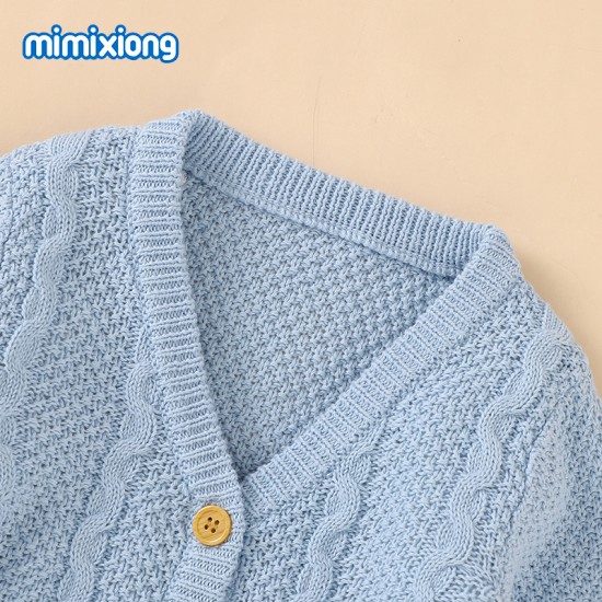 Mimixiong 100% Cotton Baby Knitted Coats 82W666