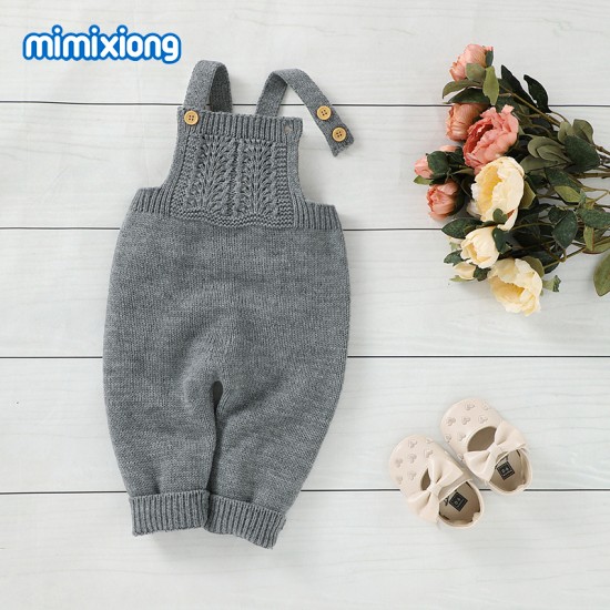 Mimixiong Baby Knitted Romper Coat Blanket Hat 4pcs Clothing Set 82W716-717-718-719