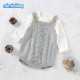 Mimixiong 100% Cotton Baby Knitted Sleeveless Rompers 82W787