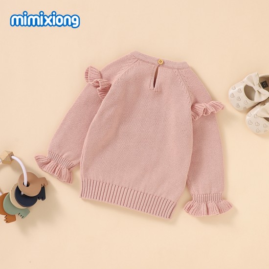 Mimixiong 100% Cotton Baby Knitted Sweater 82W859