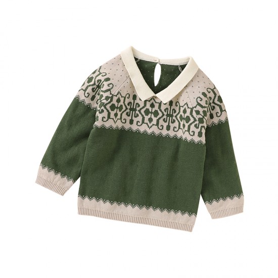 Mimixiong 100% Cotton Baby Knitted Sweater 82W862