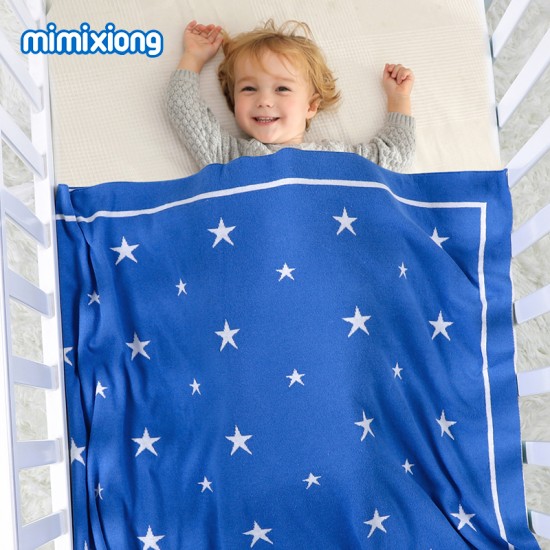 Mimixiong 100% Cotton Baby Knitted Blankets 82W886