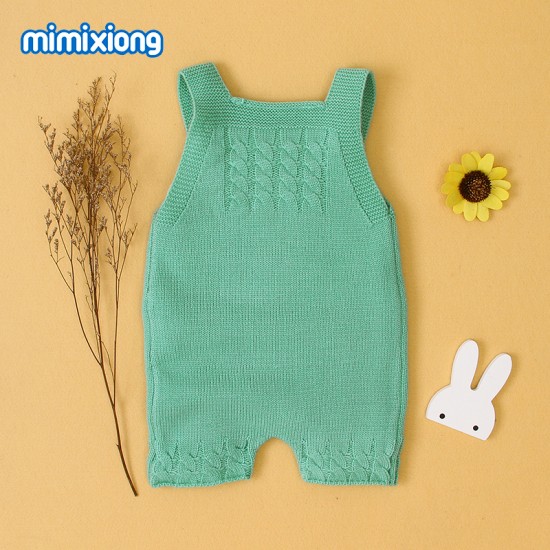Mimixiong Baby Knitted Sleeveless Romper 82W265