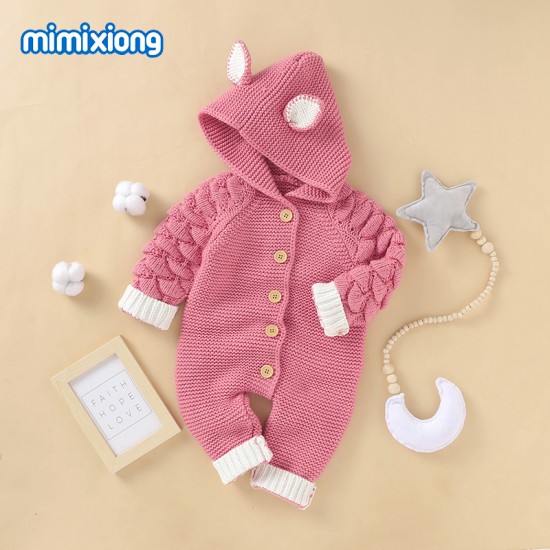 Mimixiong Baby Knitted Romper 82W757